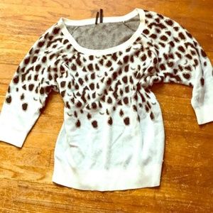 Guess Snow Leopard Light Sweater